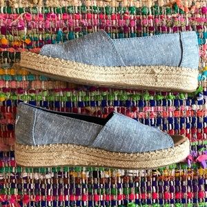 Tom’s Peep Toe Espadrilles